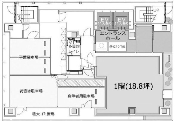 ミレーネ神田PREX1F 間取り図