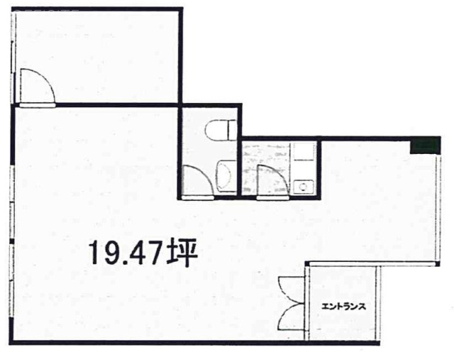 ドエル市川参番館ビル2F 間取り図