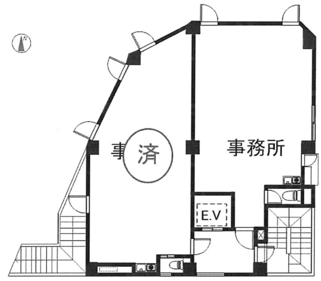 Will唐木田ビルB 間取り図