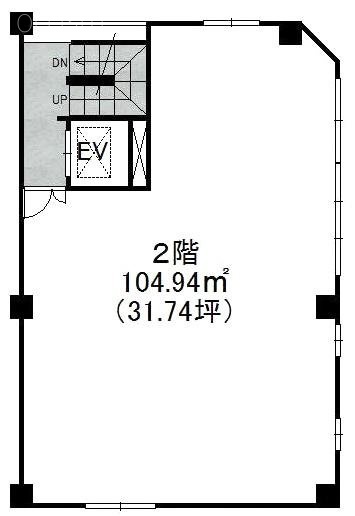 サンライズ南池袋ビル2F 間取り図