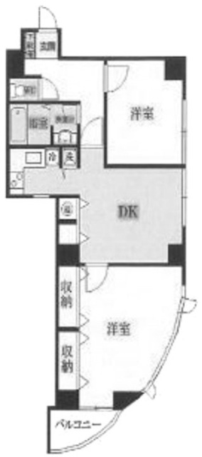 アークシティ池袋305 間取り図