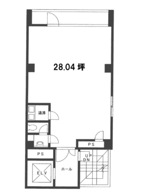 東京エムワイビル2F 間取り図