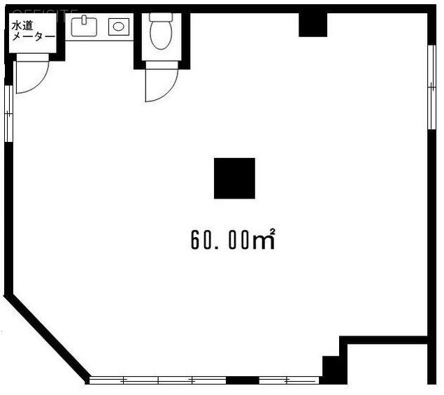 シャトー元浅草ビル1F 間取り図