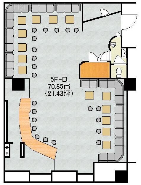 新宿チェックメイトビルB 間取り図