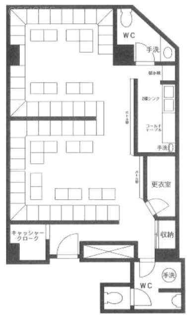 本州ビルB1F 間取り図