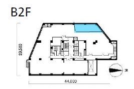 品川センタービルB2F 間取り図