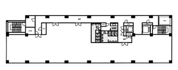 新橋プラザビル1601 間取り図