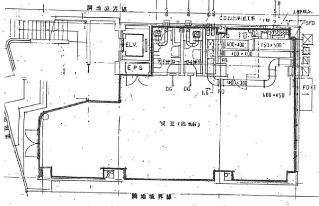 井上ビル1F 間取り図