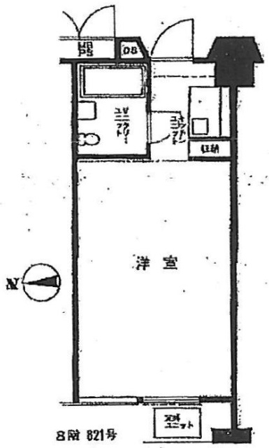 東京ロイヤルプラザ821 間取り図