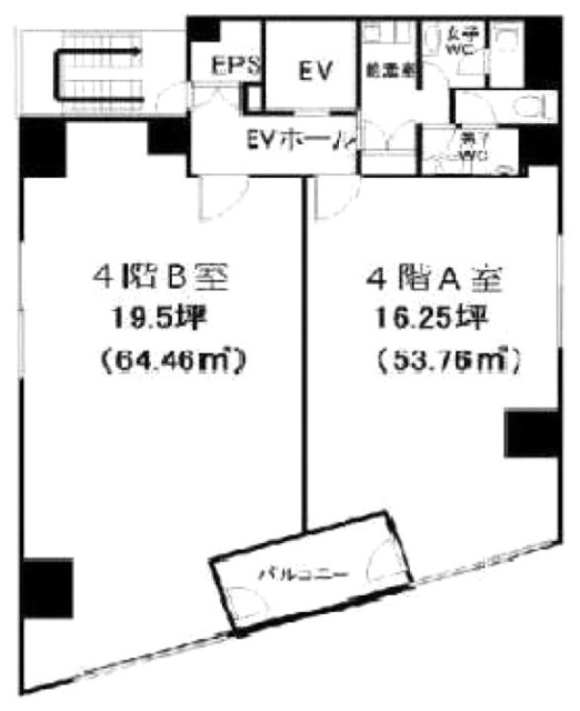 シティープライム日本橋A 間取り図