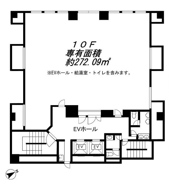 新宿EAST COURT10F 間取り図