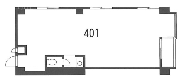 パークハイツ大崎ビル401 間取り図