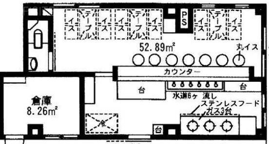 小柳ビル1F 間取り図