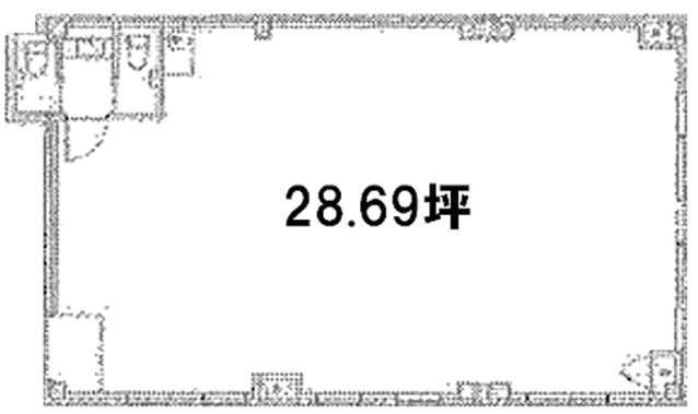 セントラルビル1F 間取り図