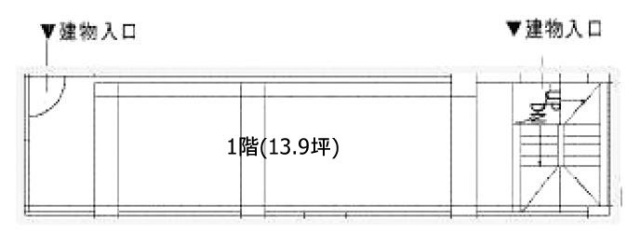 神宮前3510ビル1F 間取り図