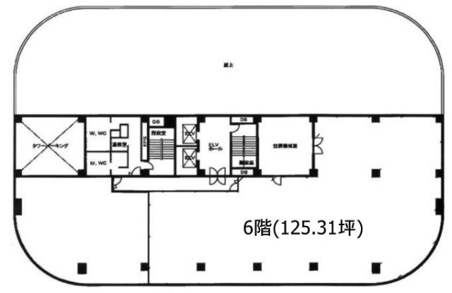 KDX高輪台(SIA高輪台)ビル601 間取り図