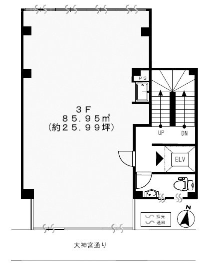 増田金属ビル3F 間取り図