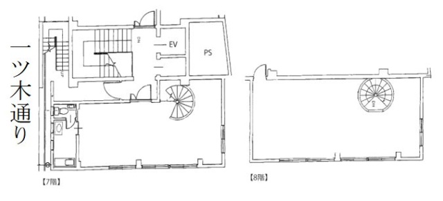 東都赤坂ビル7F～8F 間取り図