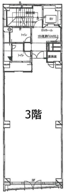 岩月日本橋ビル3F 間取り図