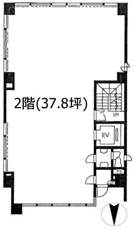 ナウスギウラビル2F 間取り図