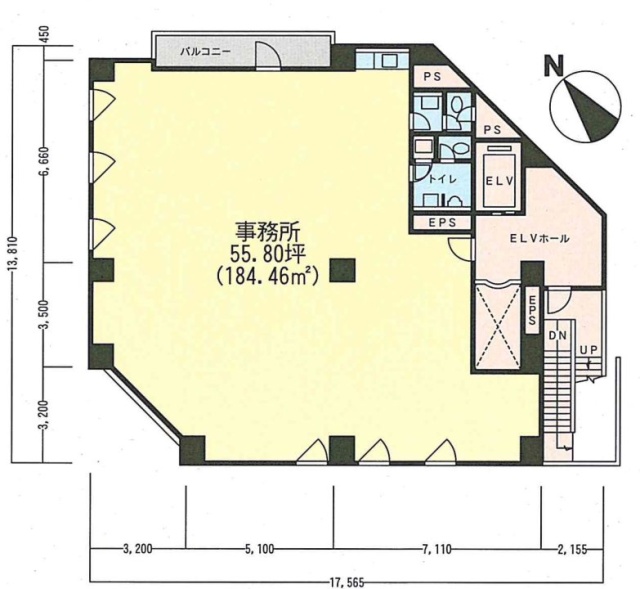 カケイビル青山2F 間取り図