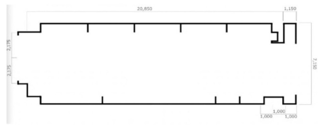 東京シティエアターミナルビル232-2 間取り図