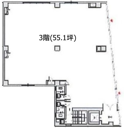 平和ビル3号館3F 間取り図