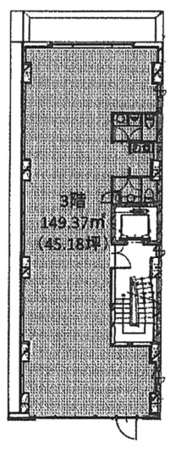 ステップ常盤台ビル3F 間取り図