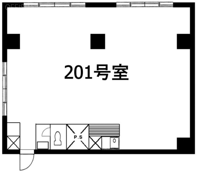 山岡ビル201 間取り図