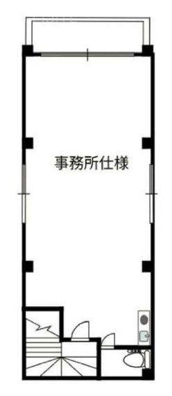 松井ビル4F 間取り図