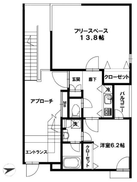 シルバラード101 間取り図