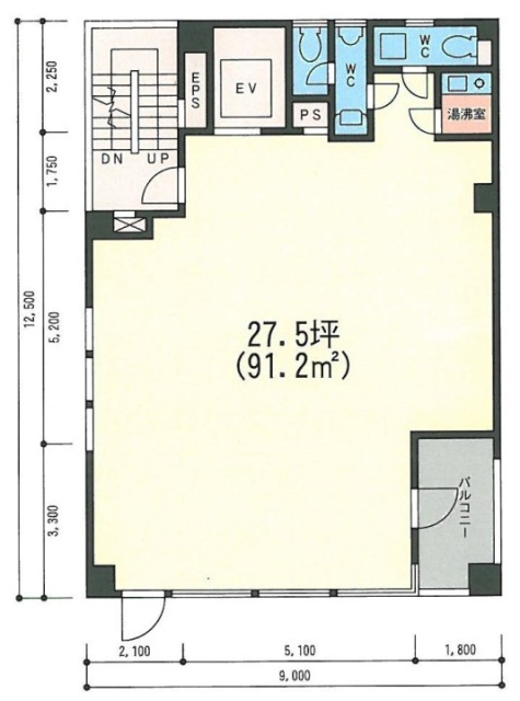 虎ノ門MTビル4F 間取り図