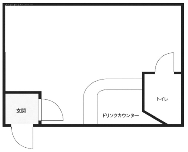ダイアパレス新宿1丁目B102 間取り図