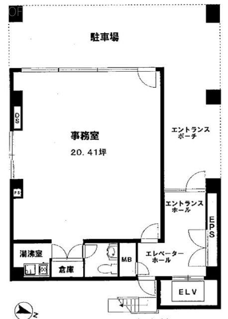 西新宿小林ビル101 間取り図