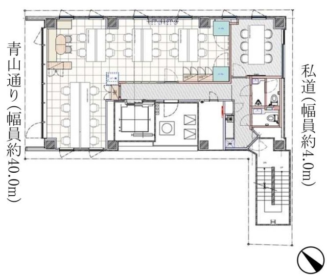 (仮)S-Frontier渋谷青山通り2F 間取り図
