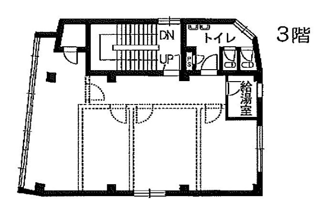 フタバビル3F 間取り図