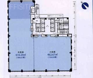 渋谷南東急ビル4F 間取り図