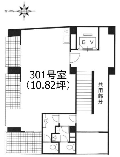 クオーレエビス301 間取り図