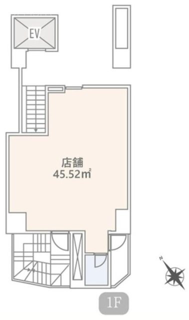 カツラビル1F 間取り図