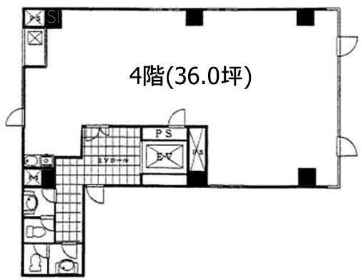 常陽(JOYO)ビル4F 間取り図