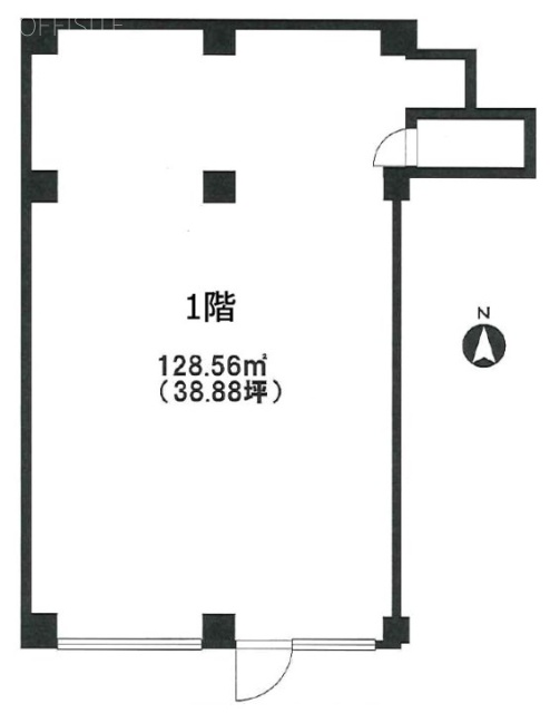 アイビーハイツビル1F 間取り図