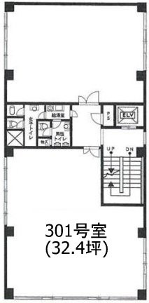 神田神保町二丁目ビル301 間取り図