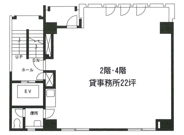 人形町KIビル4F 間取り図