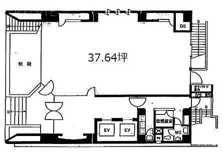 末広ビル1F 間取り図