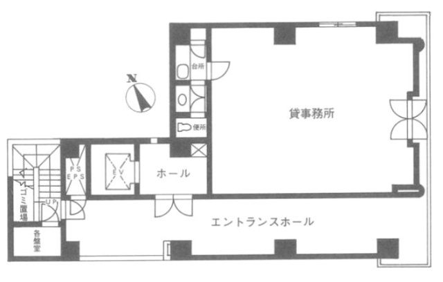 永井ビル1F 間取り図