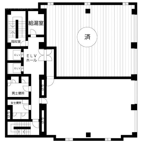 TOKOHビル602 間取り図