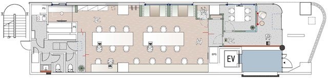 NTビル1F 間取り図