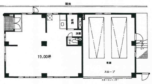 竹内ビル1F 間取り図