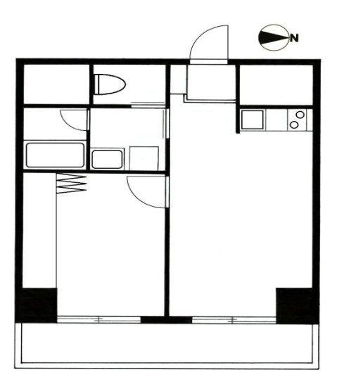 リバーサイド麻布503 間取り図