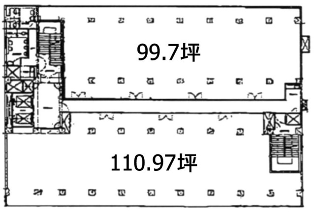 築地会館5F 間取り図